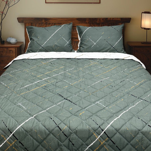 Štep deka Ana Lux zelena 140x200