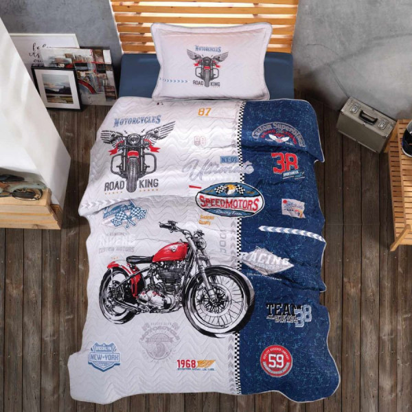 Set dječiji prekrivač+jastučnica Road King