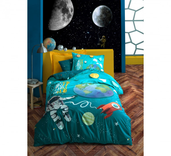 Posteljina Dječija Little Astronaut 3/1 140x200