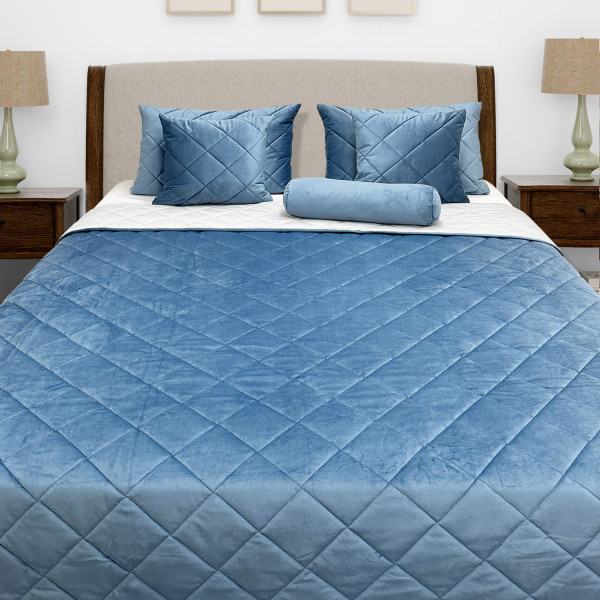 Prekrivač Glorija plavi