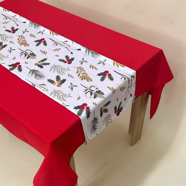 Novogodišnji stolnjak+raner 140x180