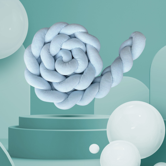 Pletenica za krevetac Plava