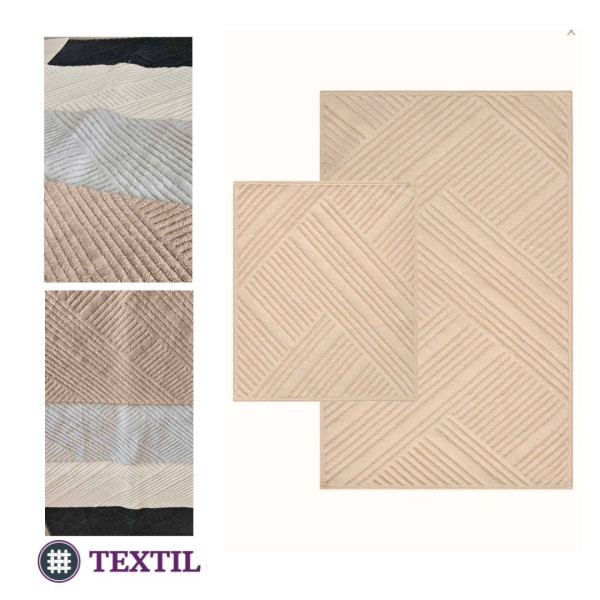 Kupatilska prostirka Chenille set  2/1