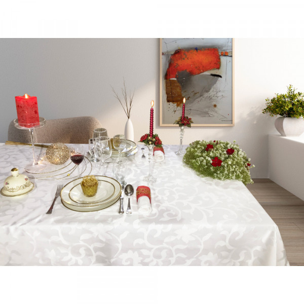 Stolnjak Gala bijeli 140x220