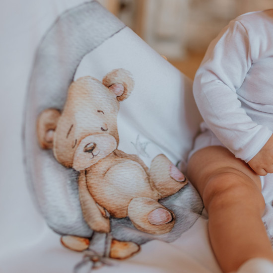 Bebi pokrivač Piccolino sivi