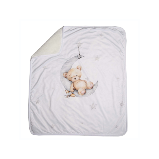 Bebi pokrivač Piccolino sivi