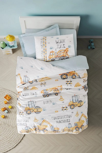 Posteljina Buildo Blue 140x200